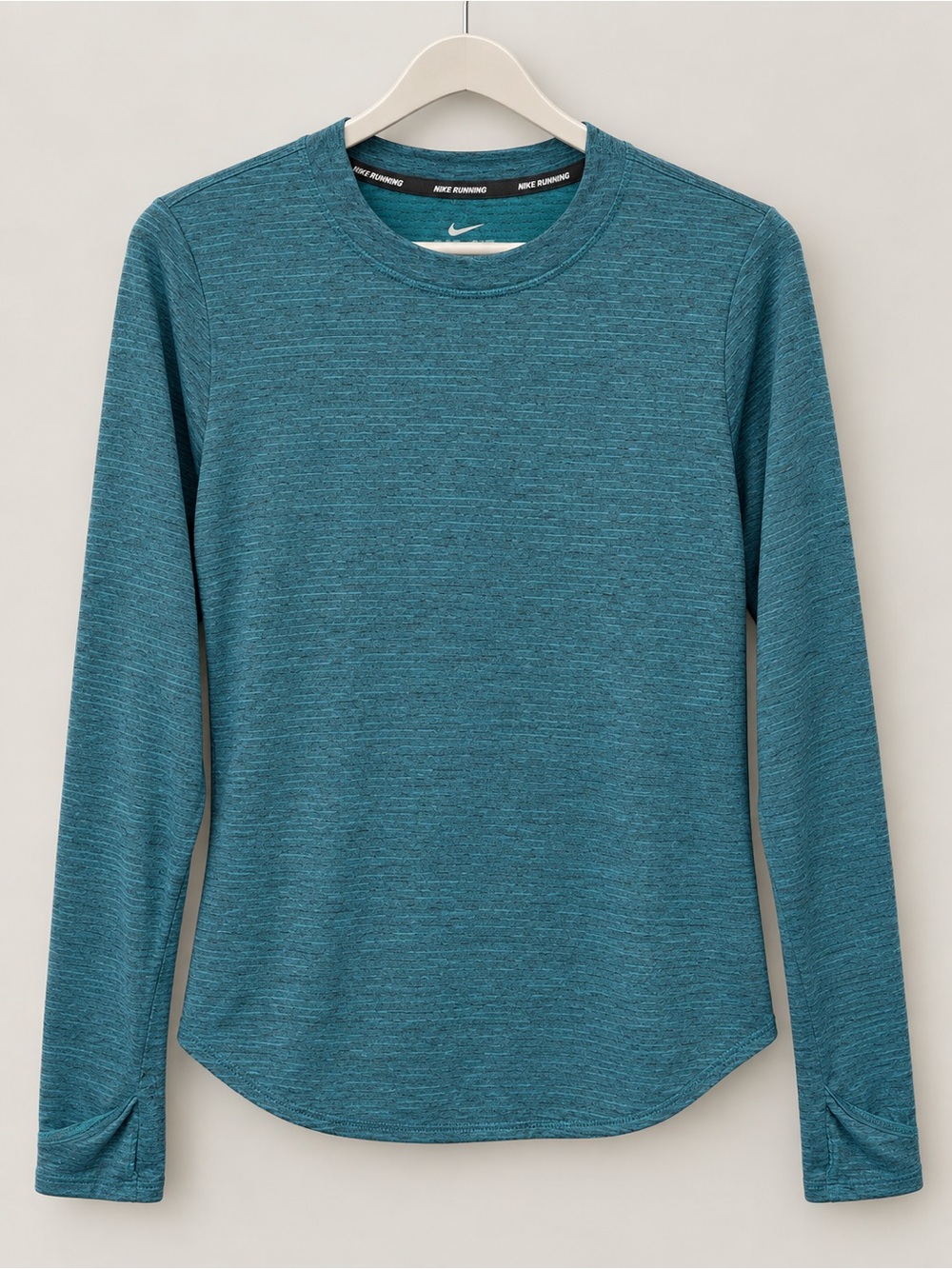 Nike Women's Teal Long-Sleeve Running Top